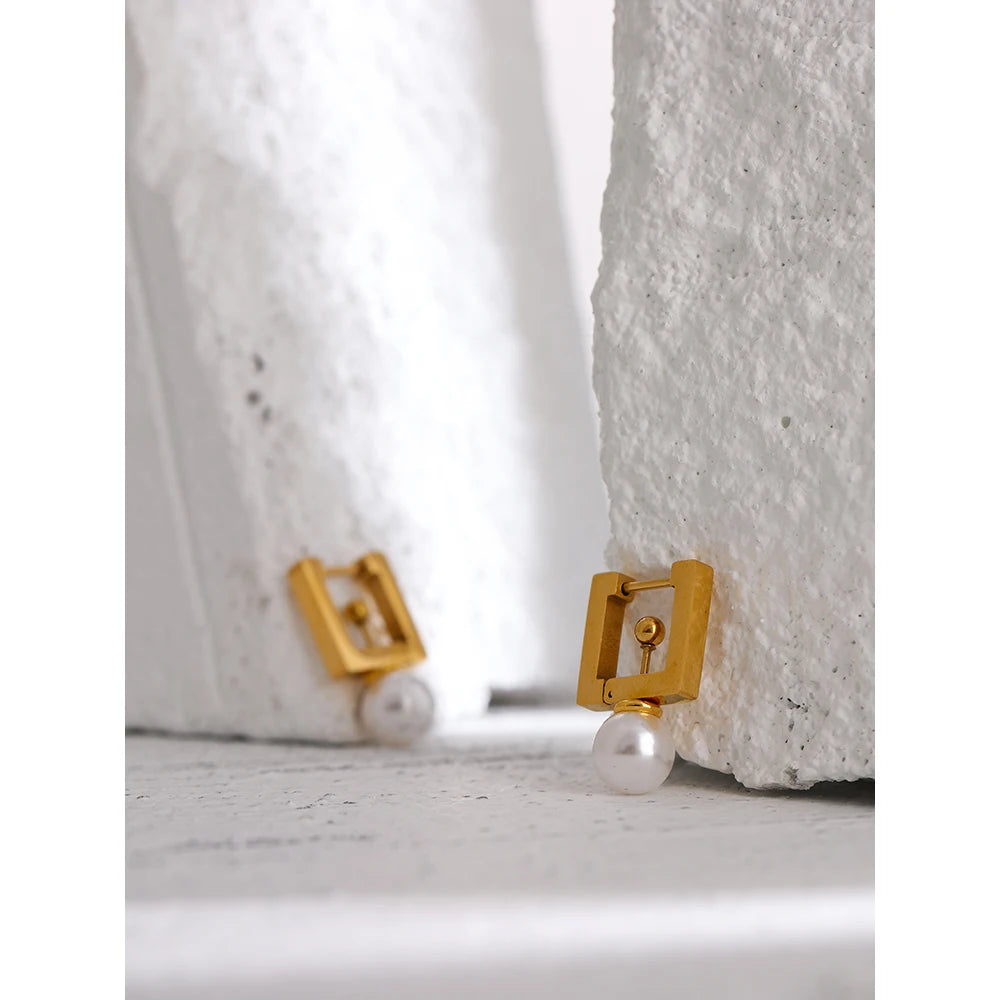 Square Hoop Earrings