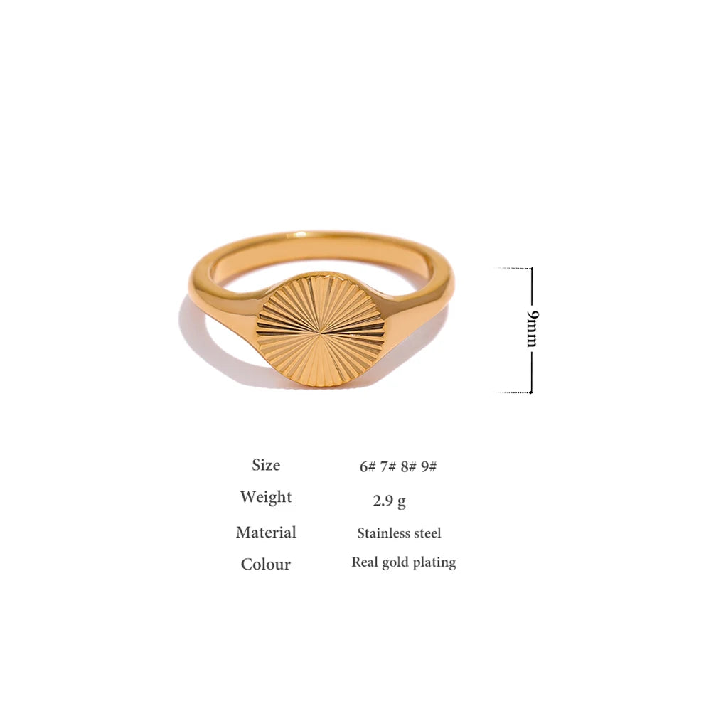 Round Texture Ring