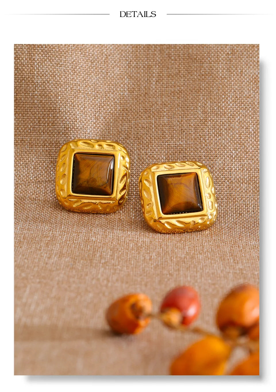 Soft Power Square Studs