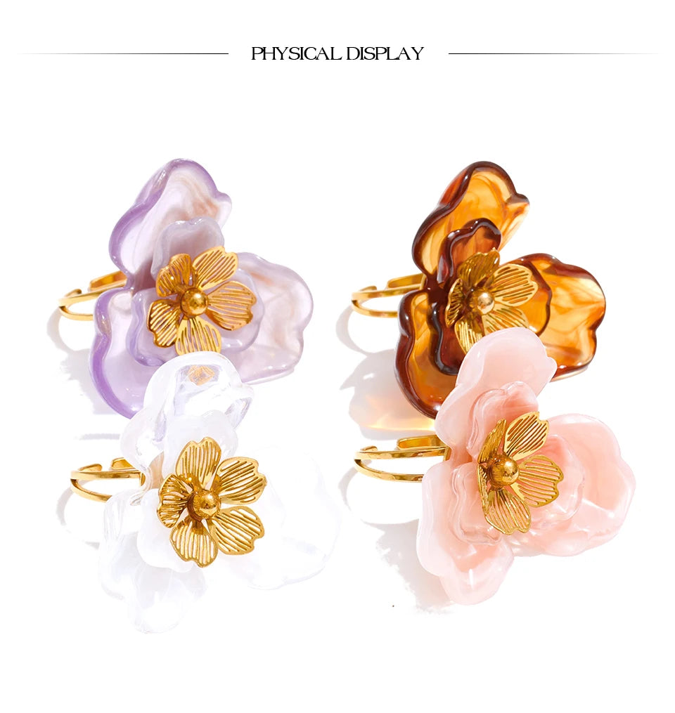 PetalPop Adjustable Ring