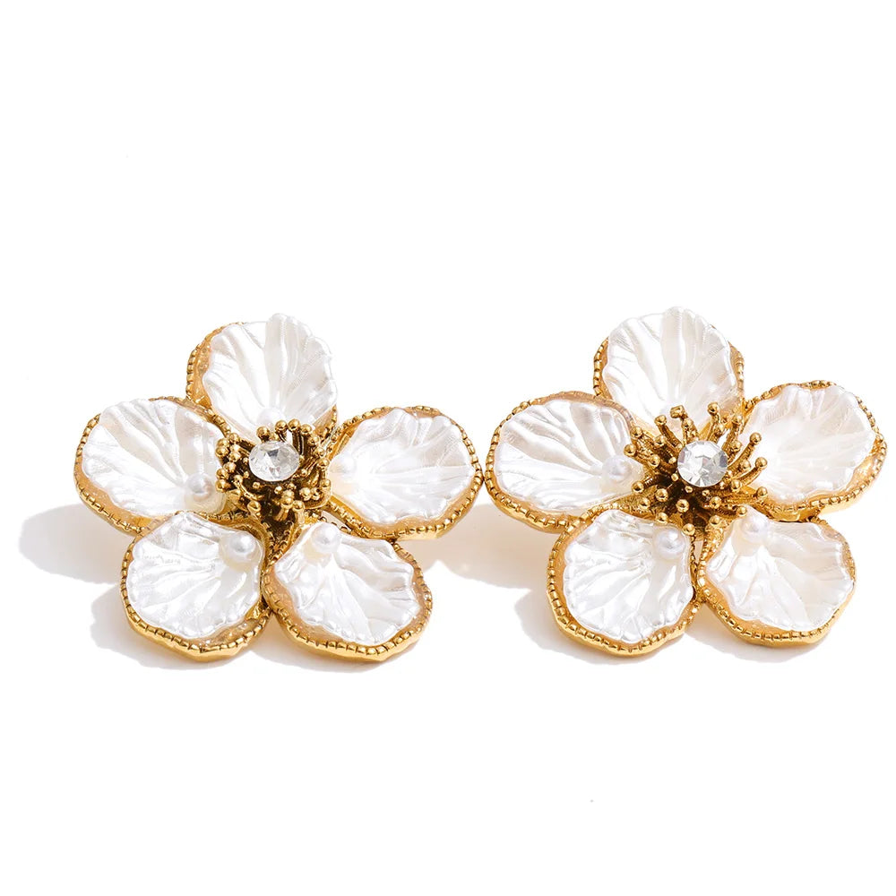 Vintage Petal Pearl Duo