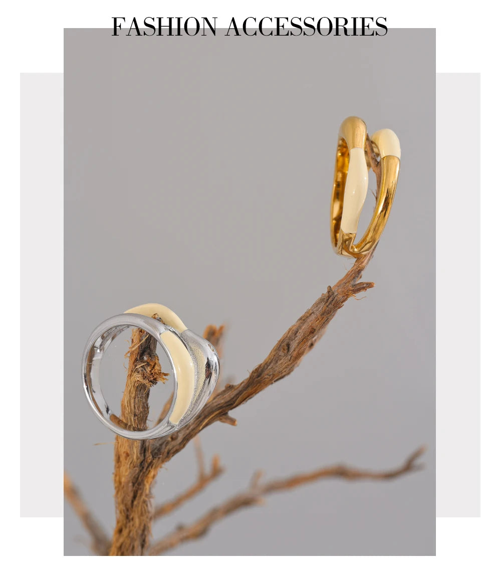 Beige Enamel Bangle