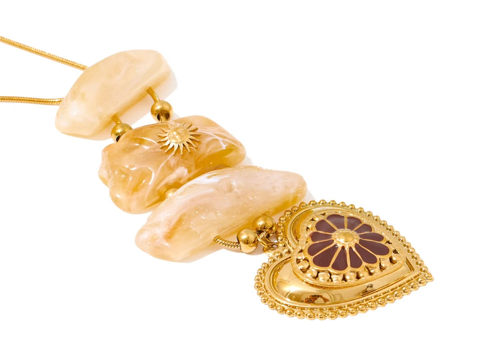 Heart Stone Pendant