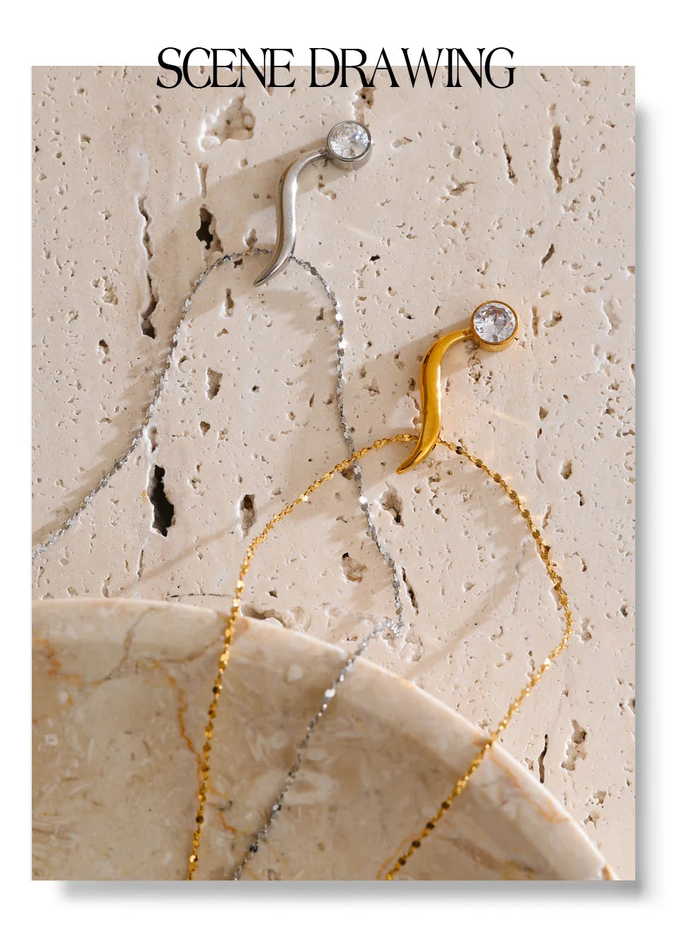 Off-Duty Spark Collar Necklace