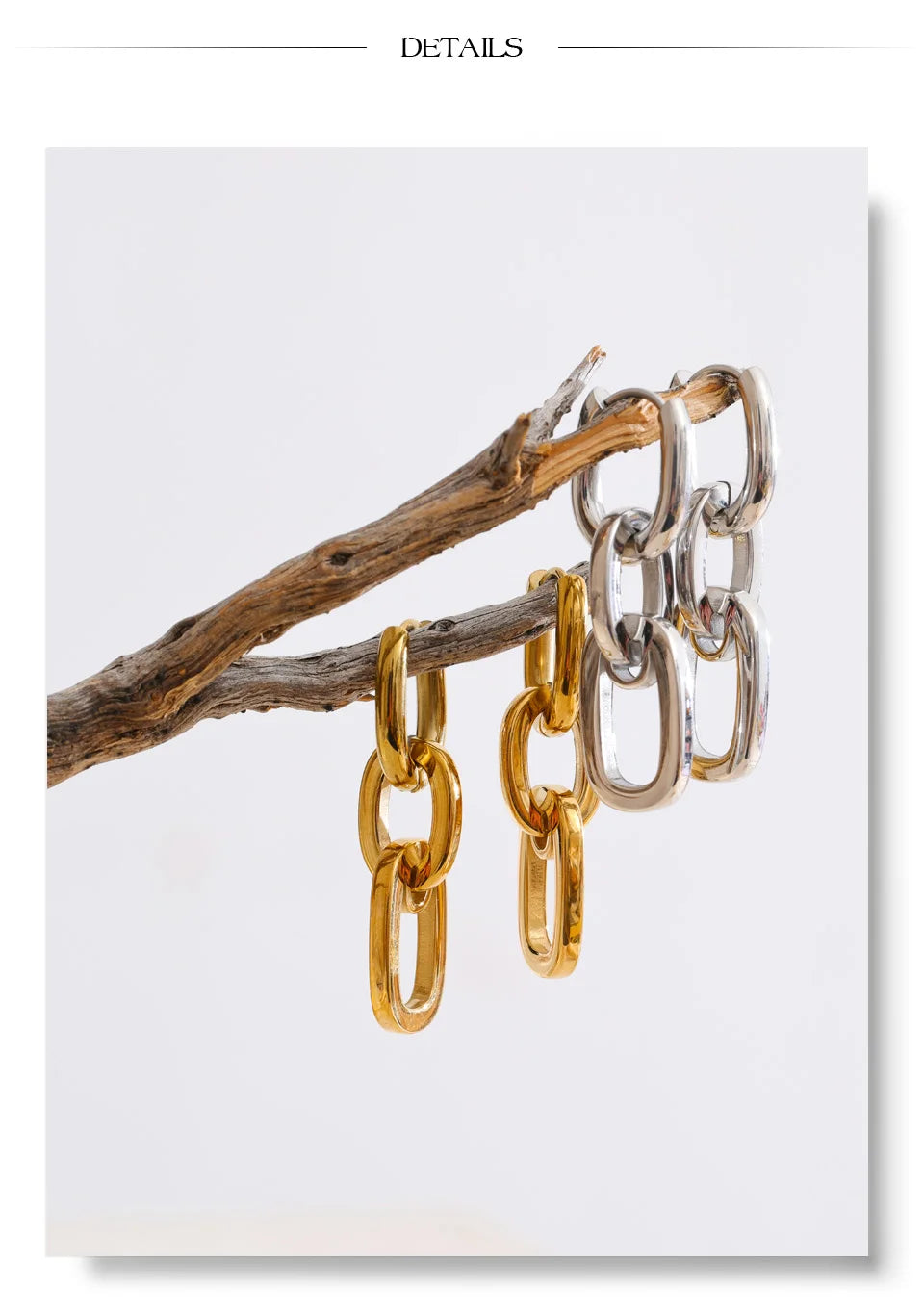 Rectangle Drop Earrings