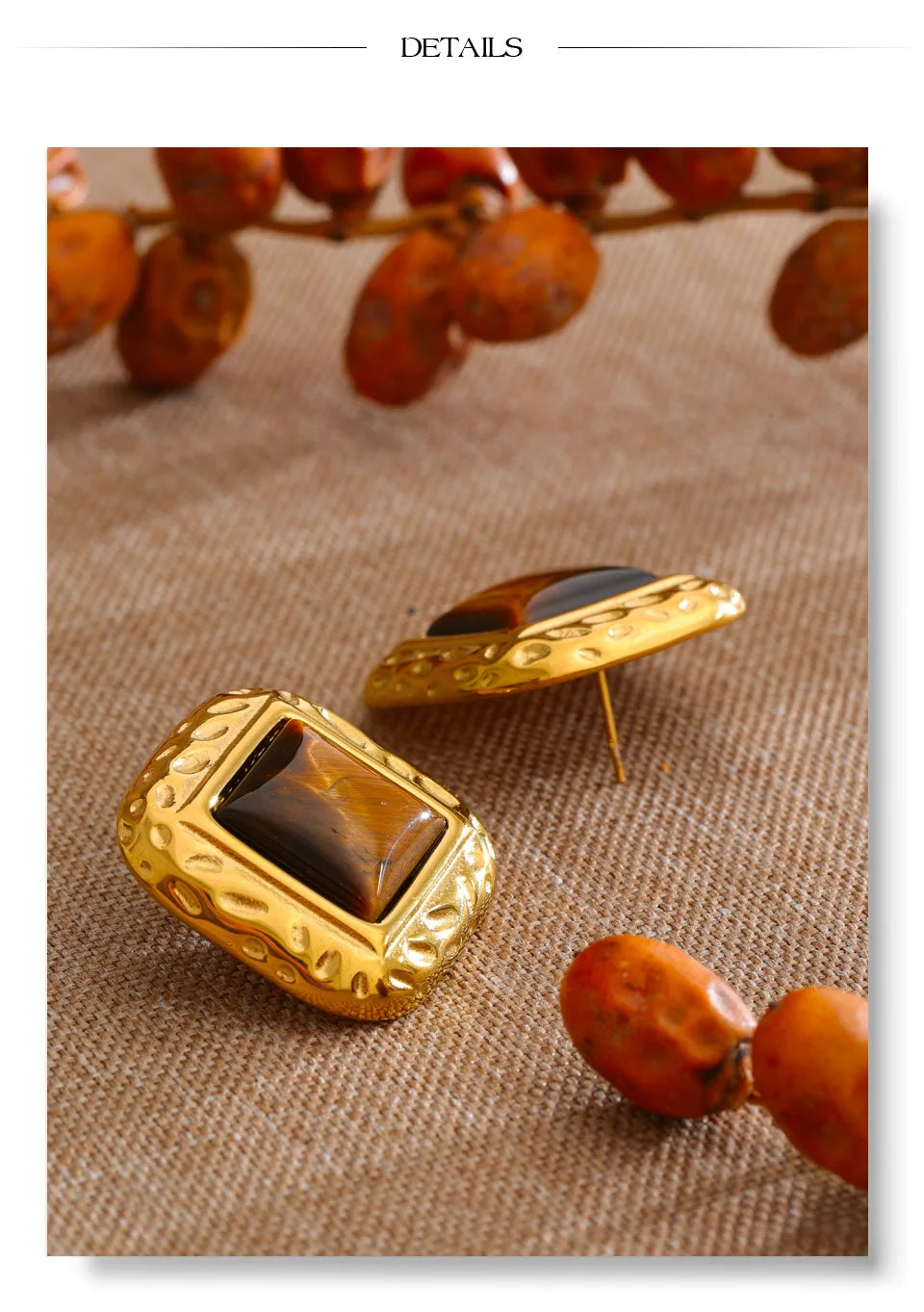 Soft Power Square Studs