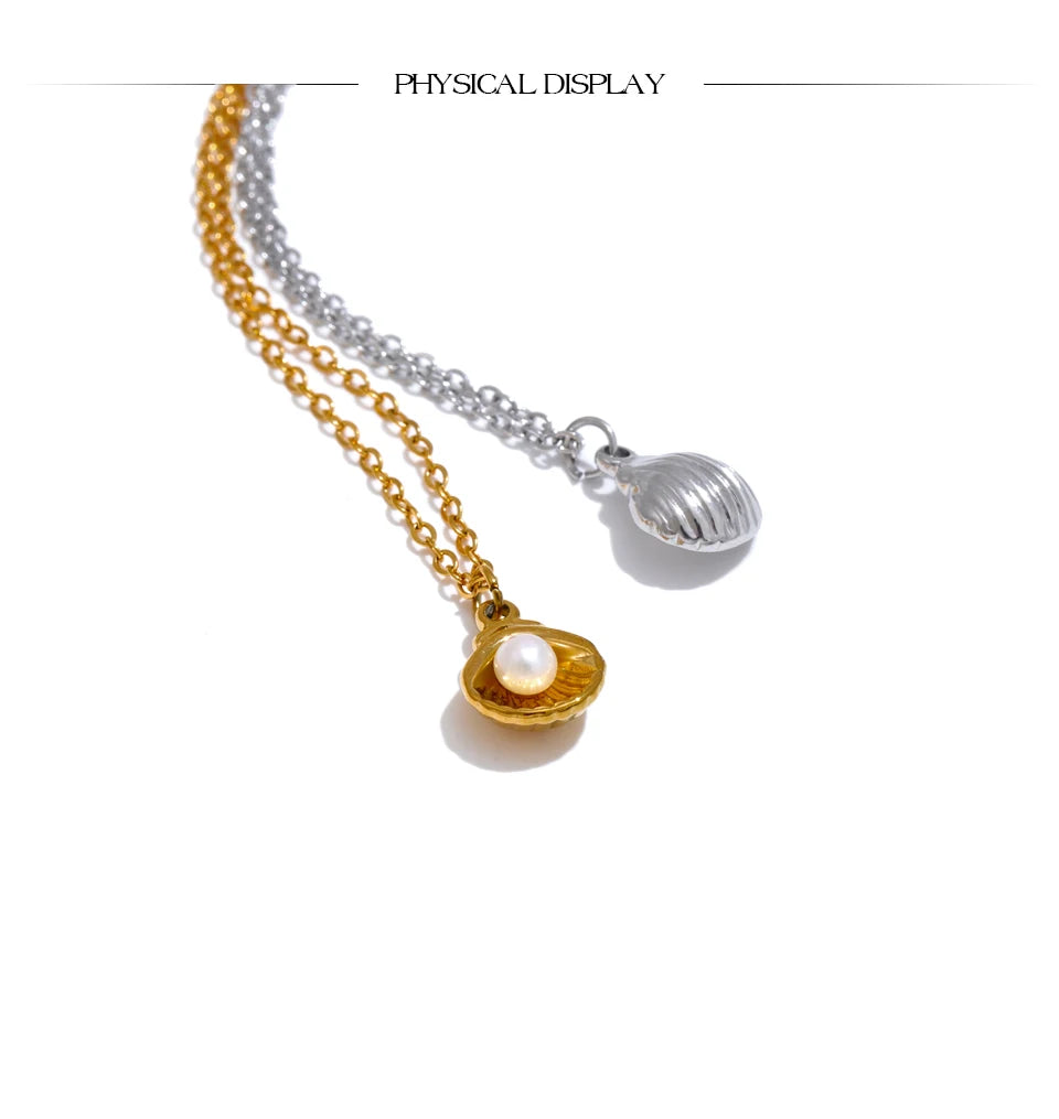 Shell Natural Pearl Necklace