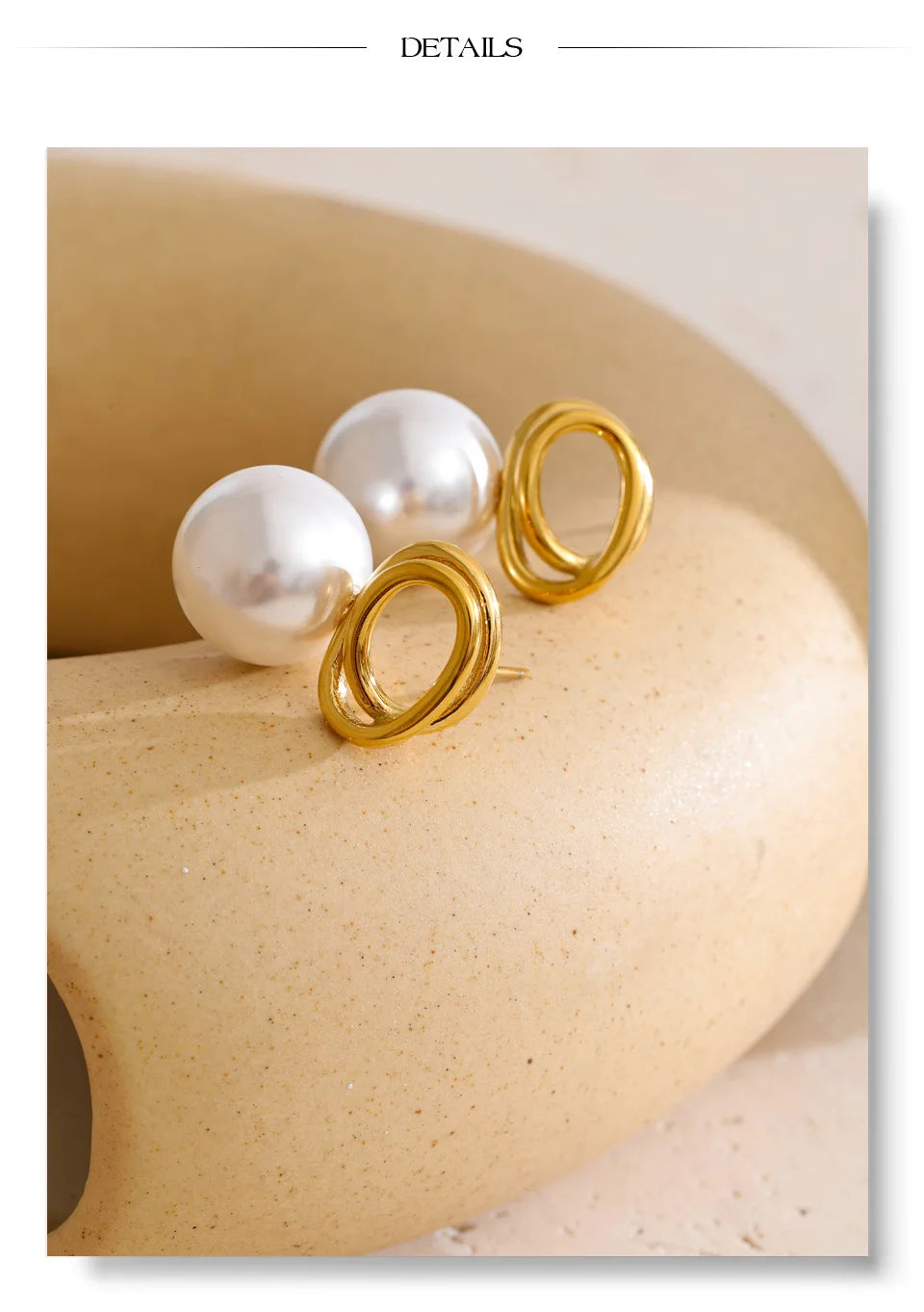Pearl Sphere Chic Studs