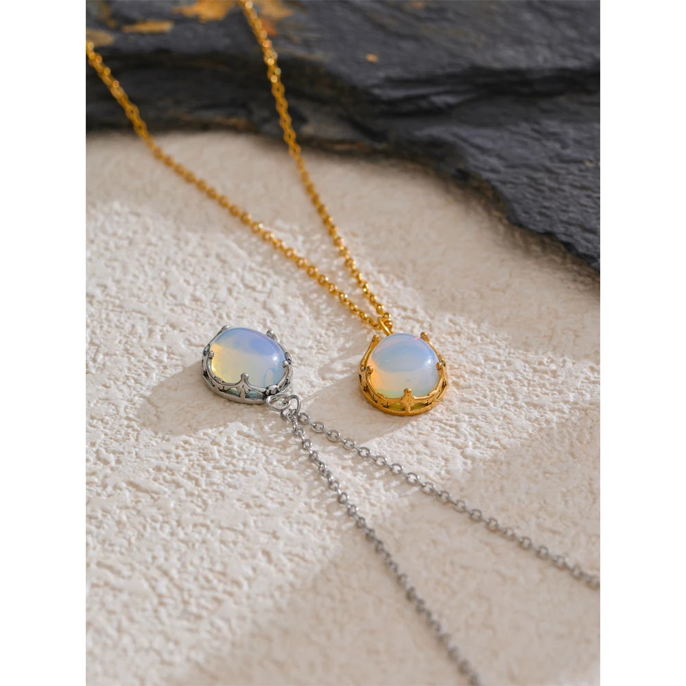 Opal Stone Necklace