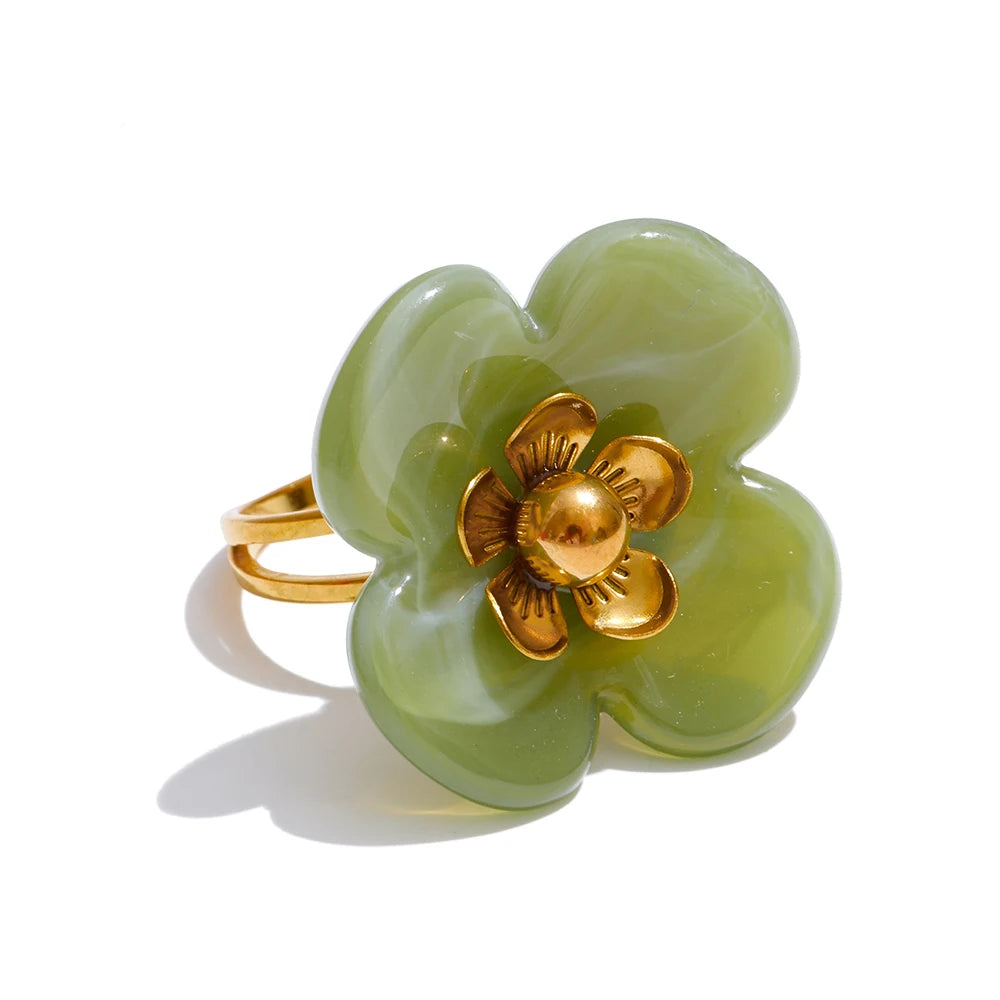 Y2K Bloom Adjustable Ring
