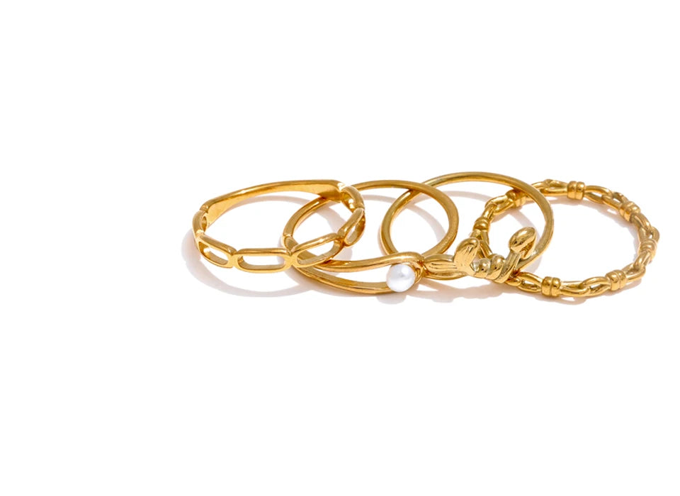 Stackable Thin Ring 4 Types