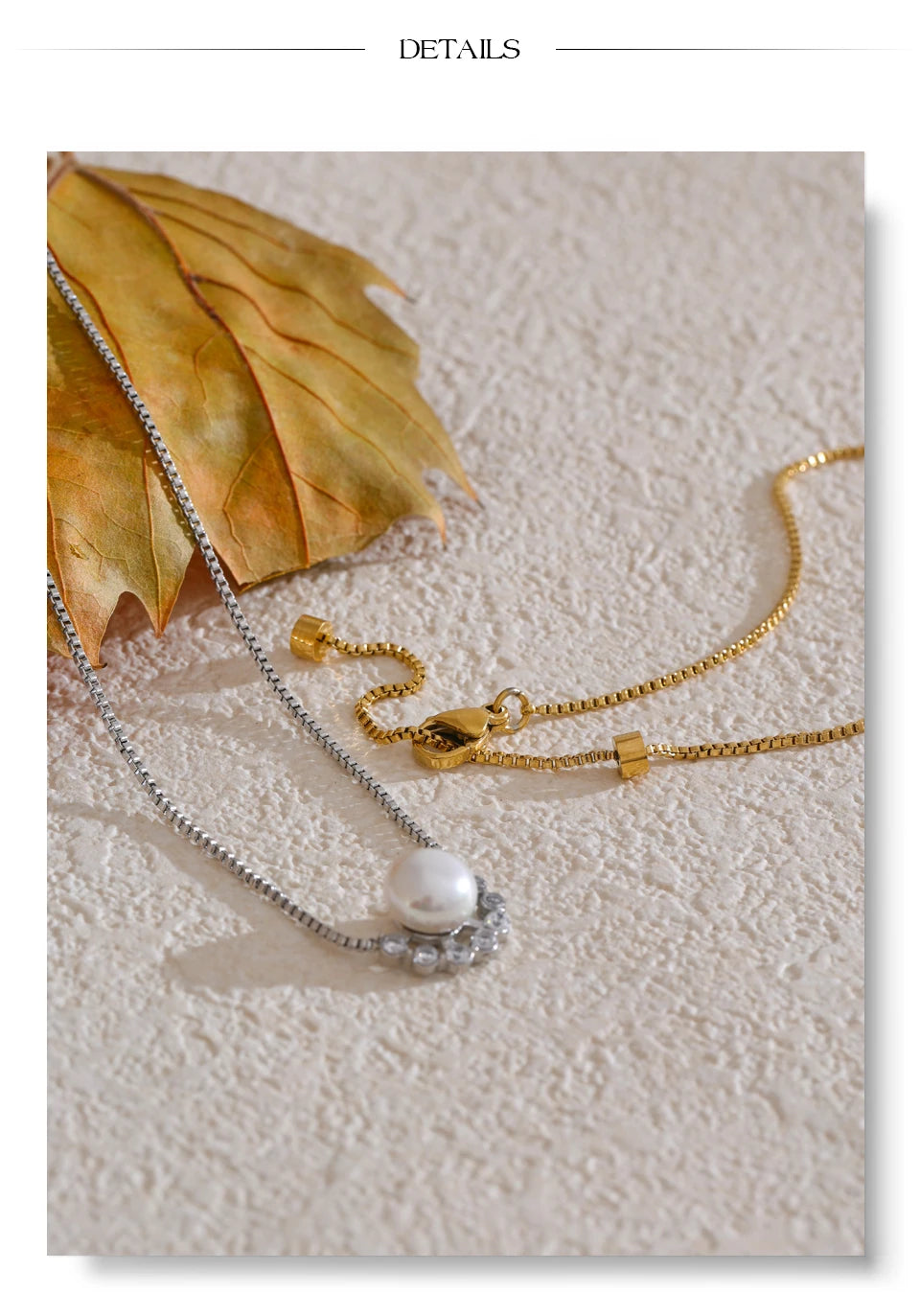 Natural Freshwater Pearl Zirconia Necklace