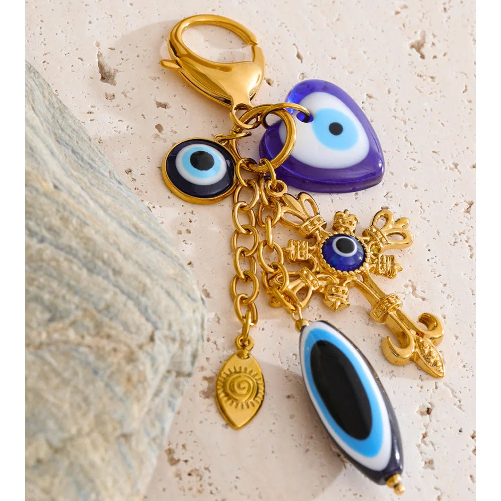 Heart & Cross Protection Charm