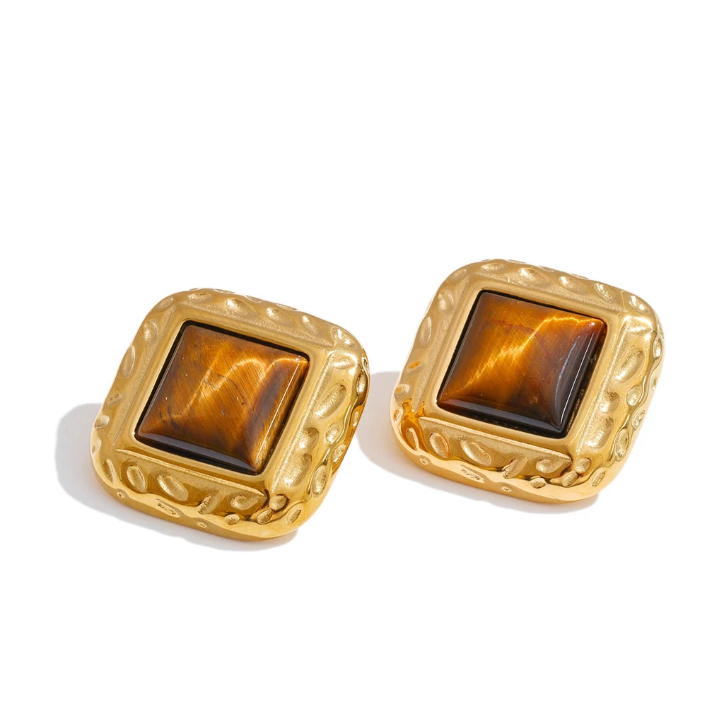 Soft Power Square Studs