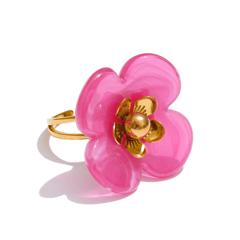 Y2K Bloom Adjustable Ring