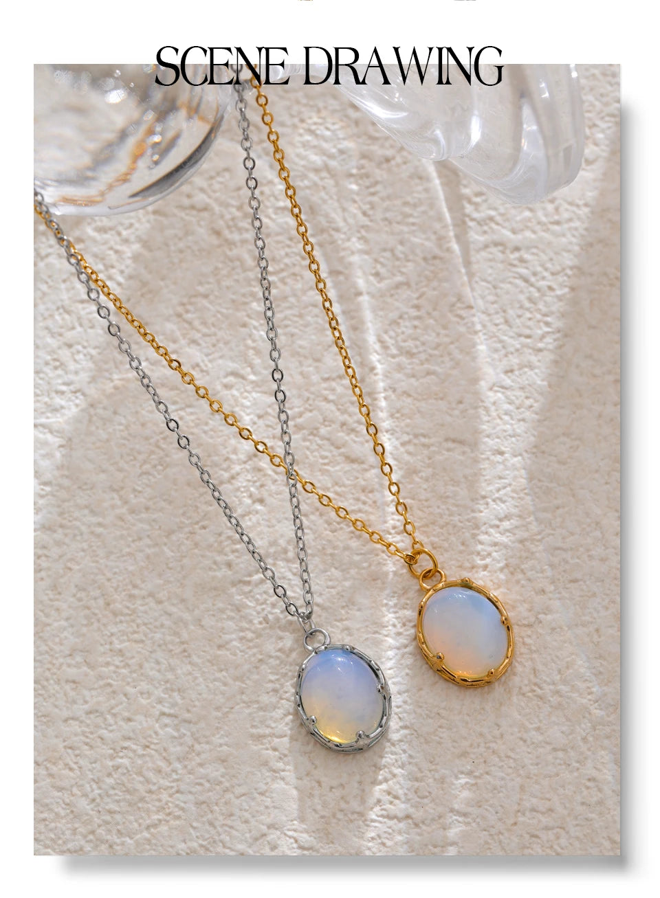 Opal Stone Necklace