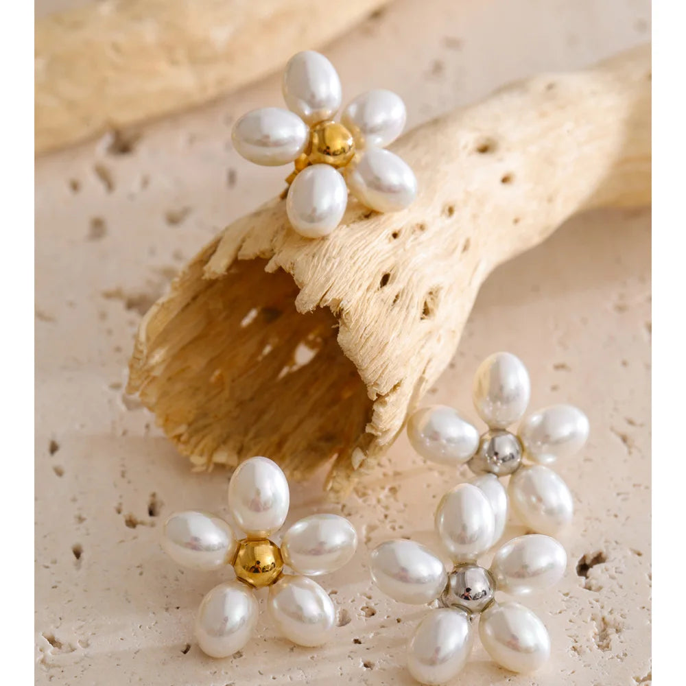 Pearl Bloom Studs