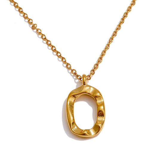 Open Form Oval Necklace