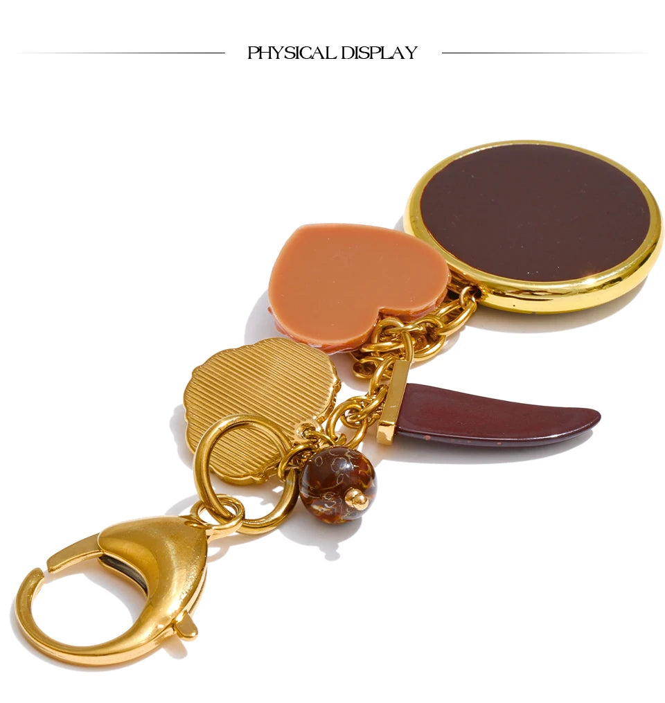 Sunshine Petal Charm keychain