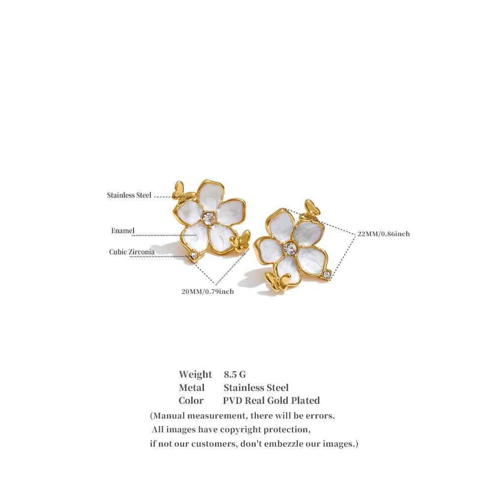 Daisy Dream Pearl Earrings