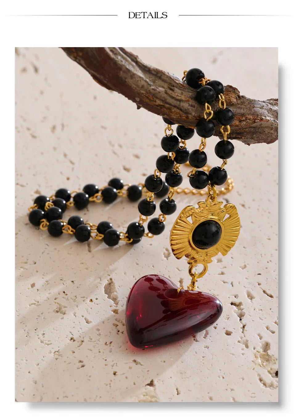 Heart Bead Edition Necklace Handmade