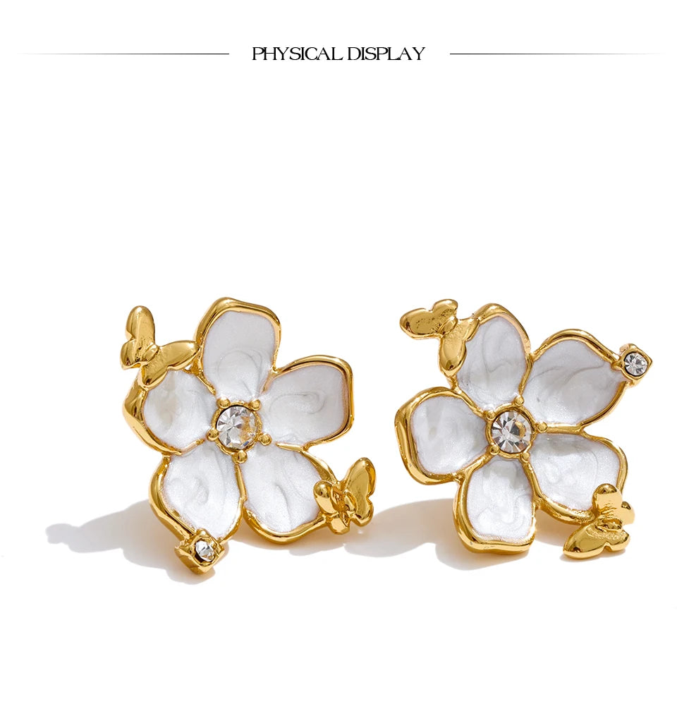 Daisy Dream Pearl Earrings
