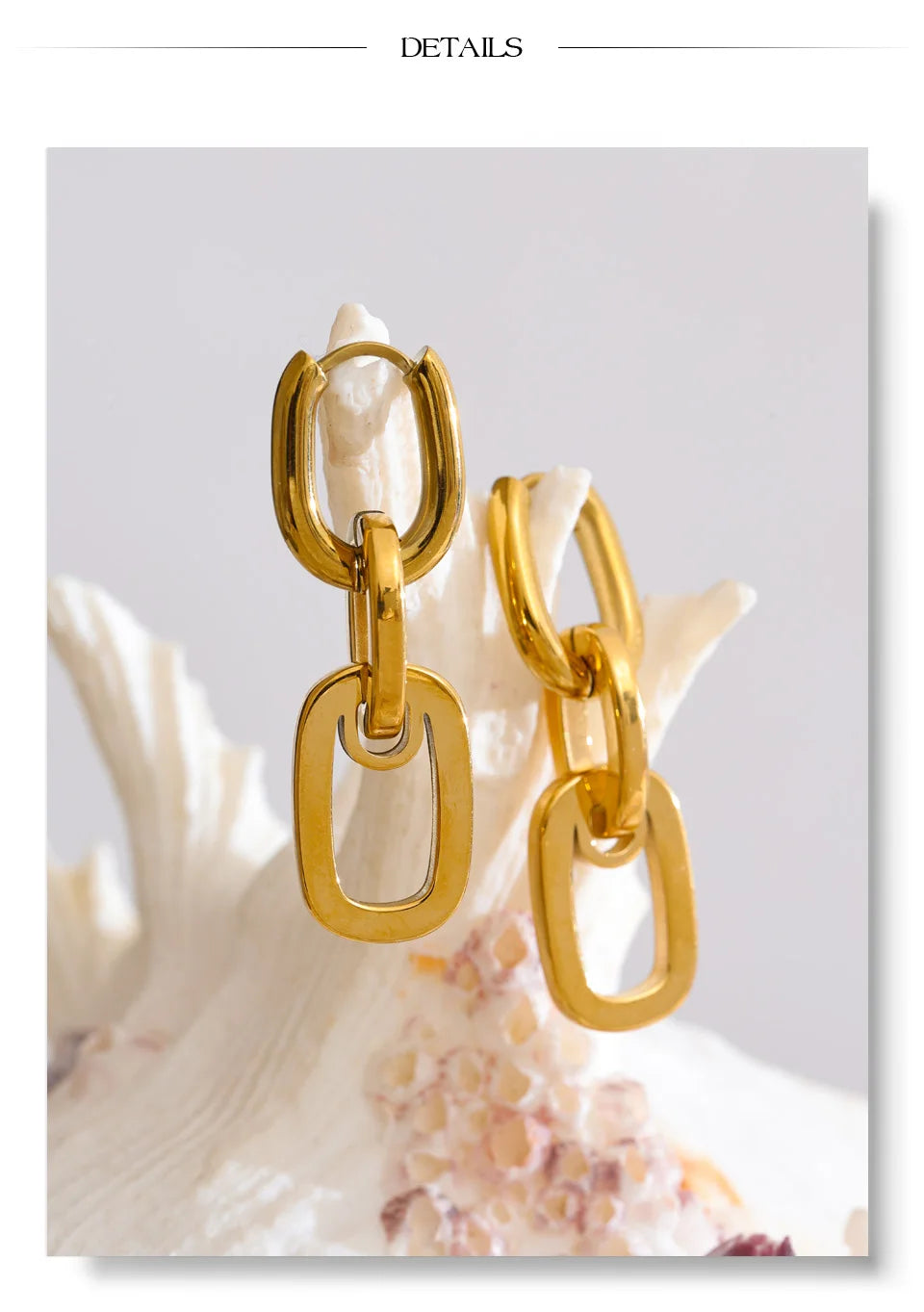 Rectangle Drop Earrings