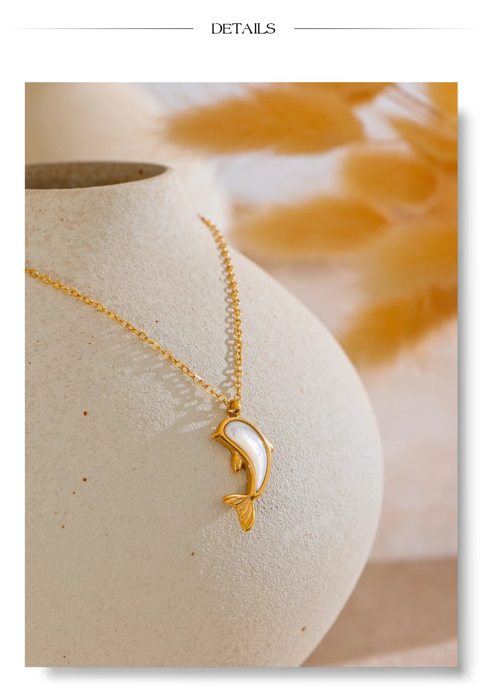 Shell Dolphin Necklace