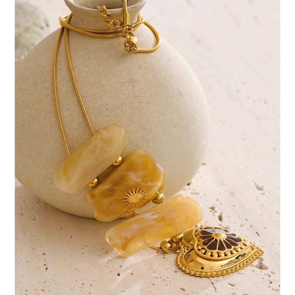 Heart Stone Pendant