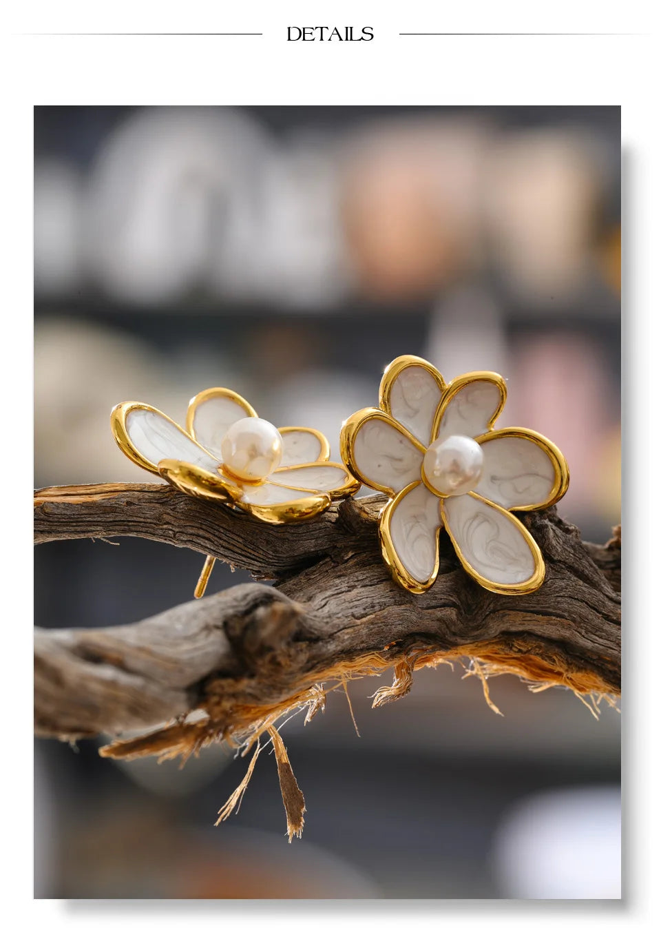 Daisy Dream Pearl Earrings