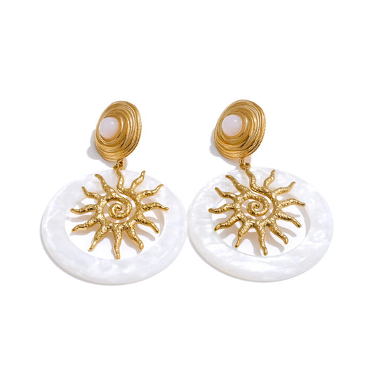 GoldenAura Dangles Earrings