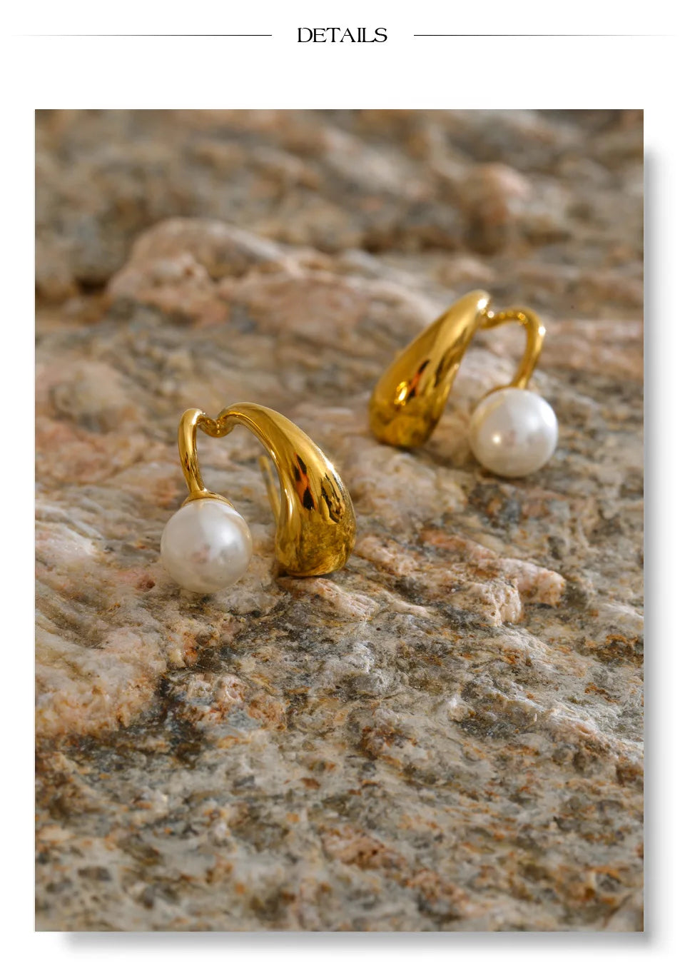 Everyday Pearl Geometry Earrings