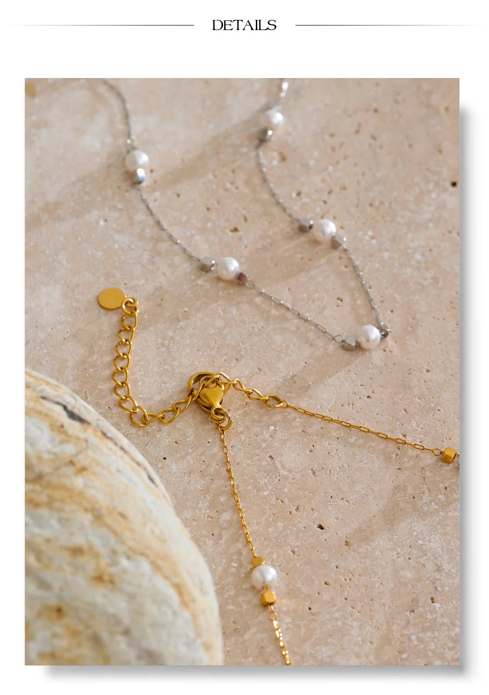 Square Pearl Necklace