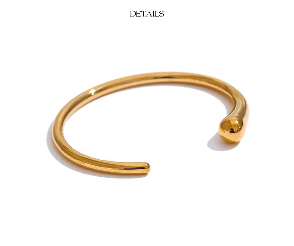 61mm Round Cuff Open Bangle