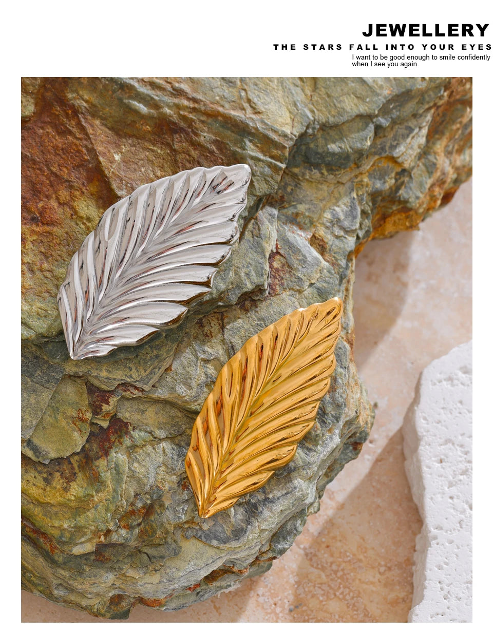 Leaf Textured Brooch