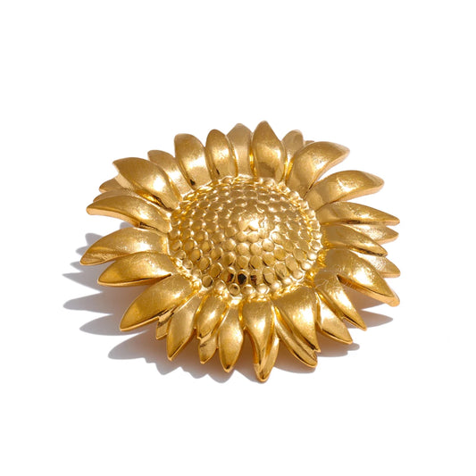 Sun Bloom Pin Brooch