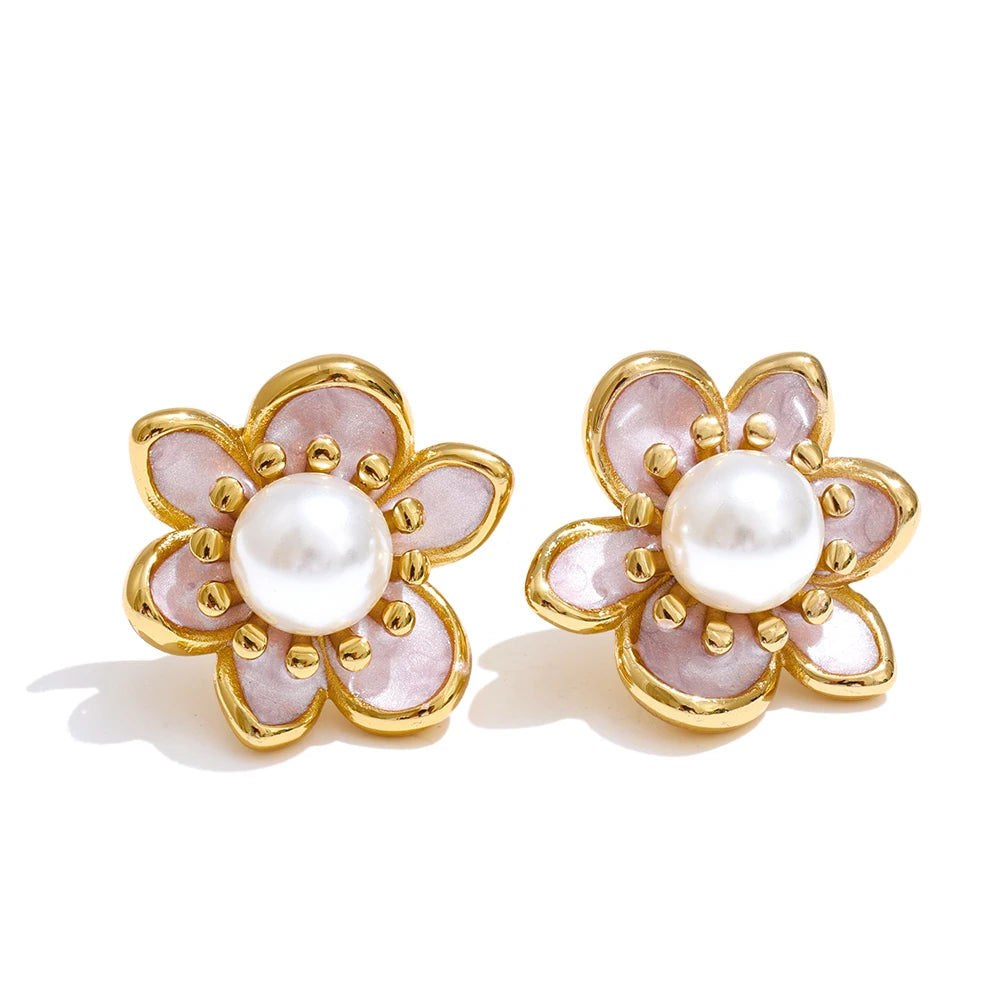 Daisy Dream Pearl Earrings