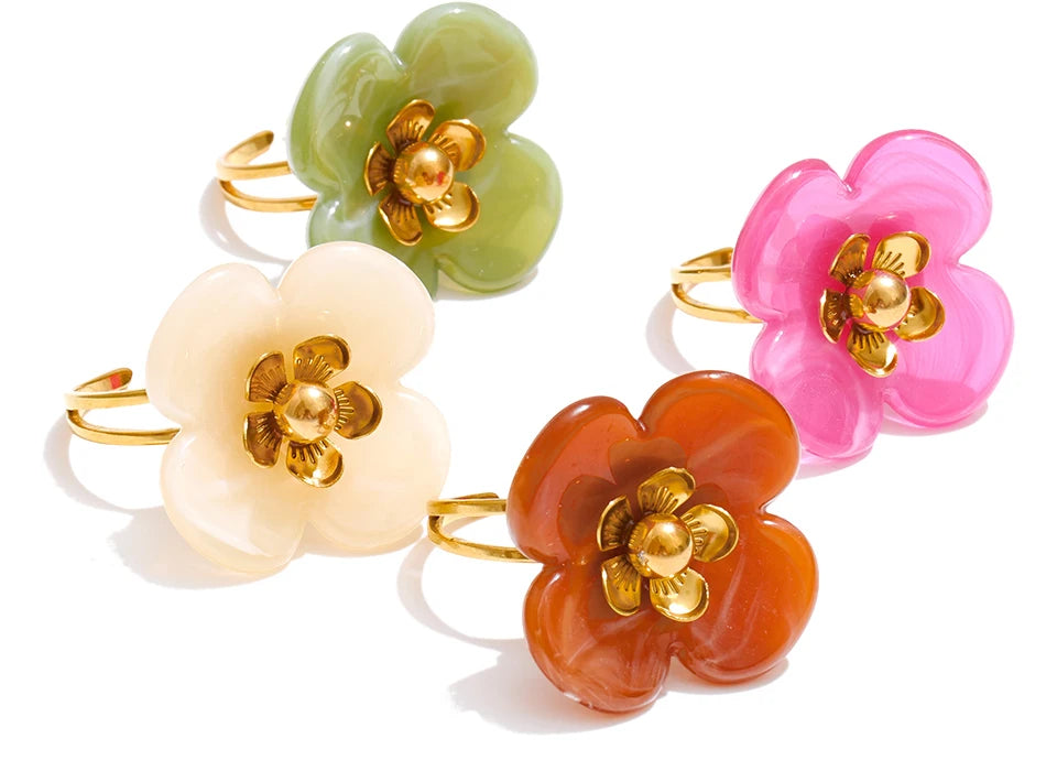 Y2K Bloom Adjustable Ring