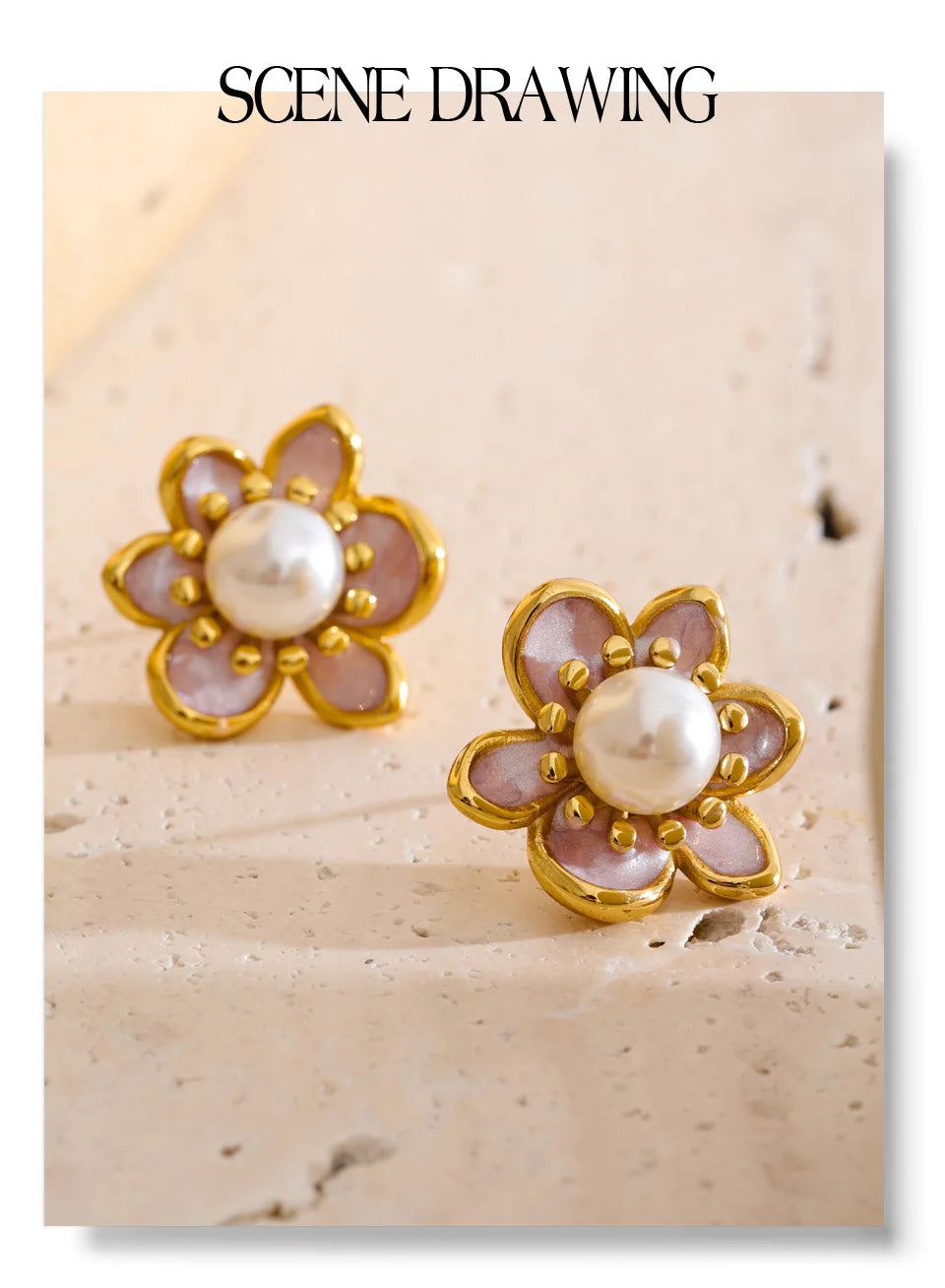 Daisy Dream Pearl Earrings