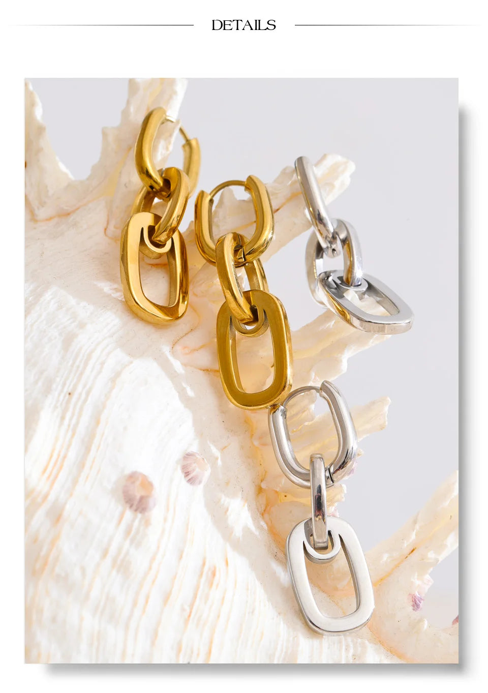 Rectangle Drop Earrings