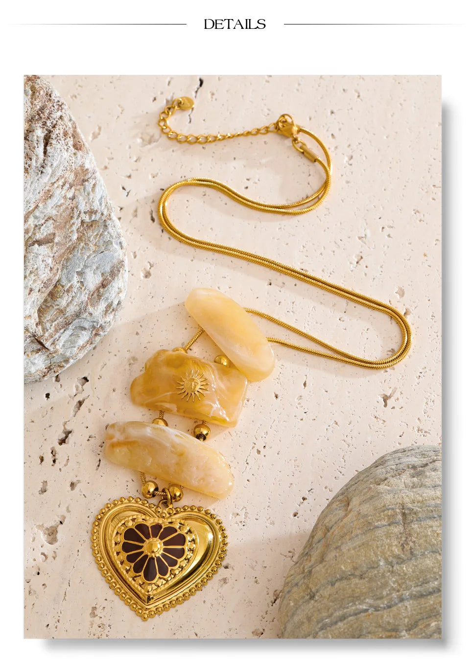 Heart Stone Pendant