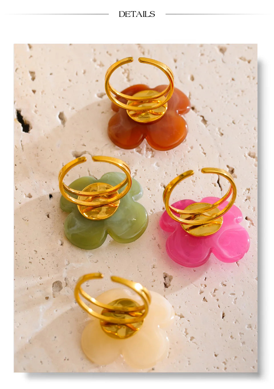 Y2K Bloom Adjustable Ring