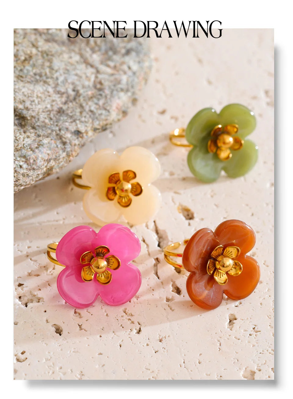 Y2K Bloom Adjustable Ring