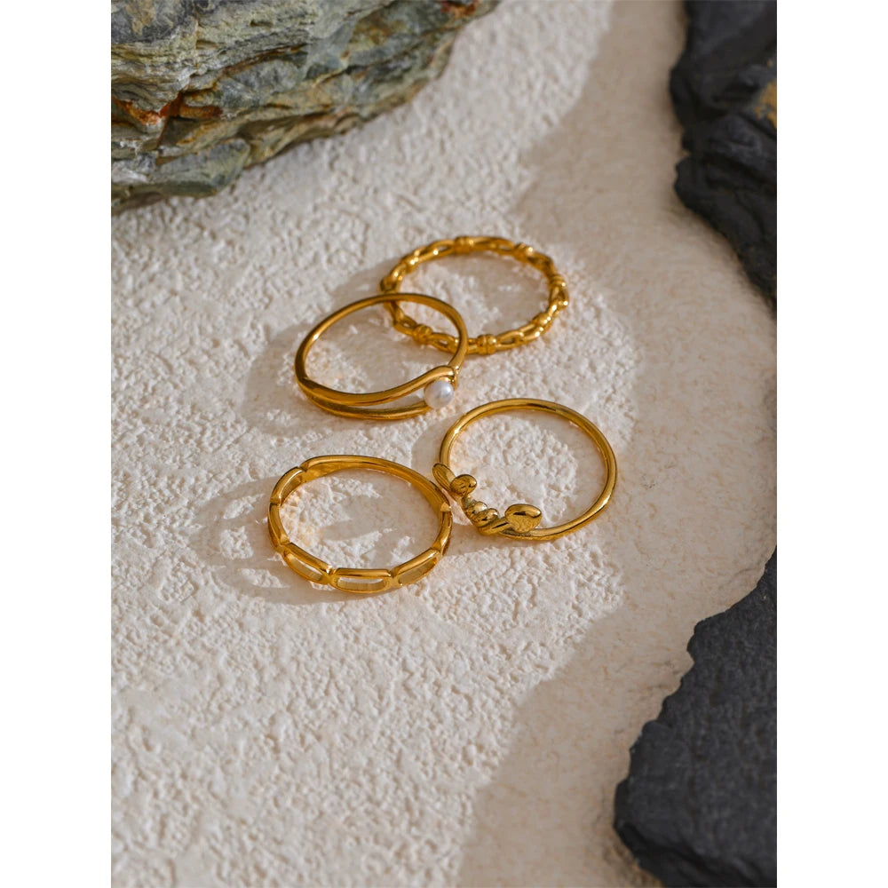 Stackable Thin Ring 4 Types