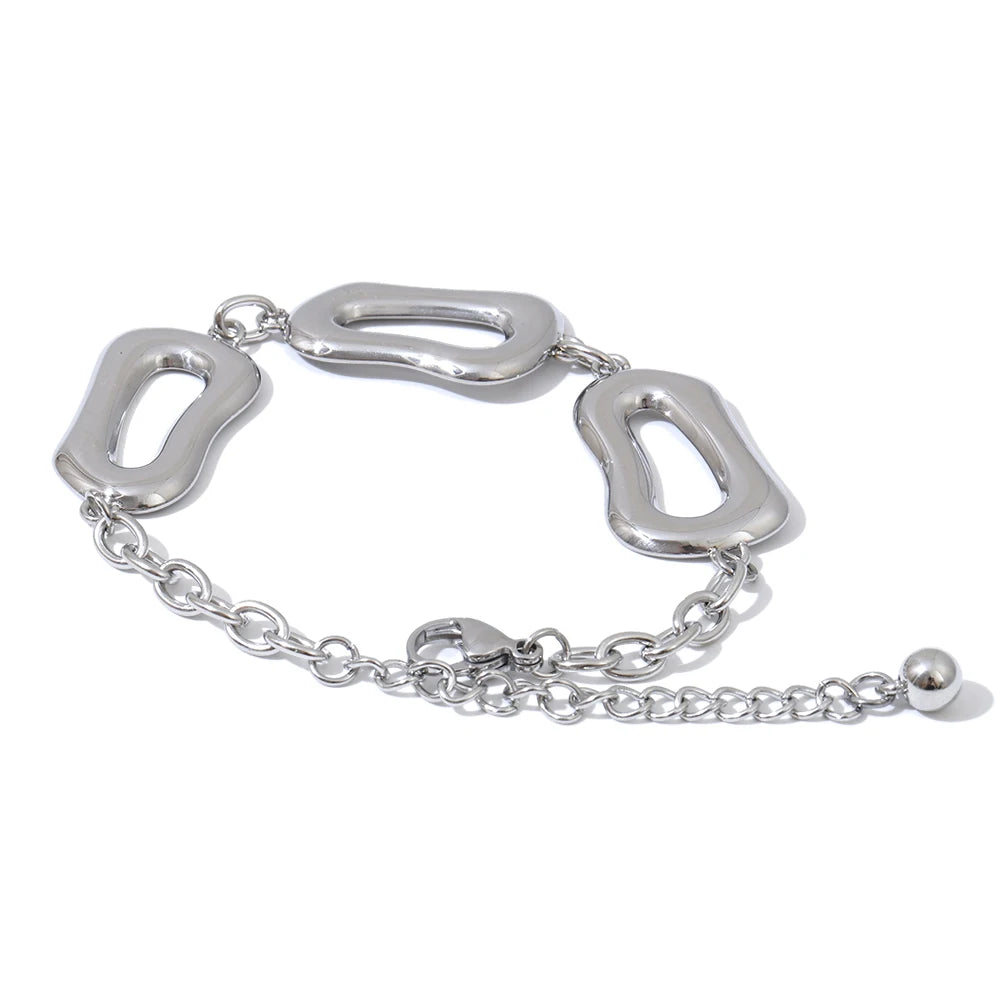 Rectangle Chain Necklace Bracelet