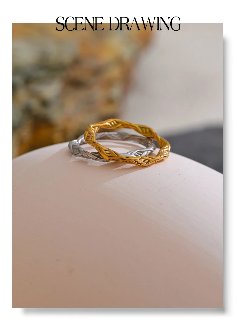 Twisted Thin Minimalist Ring