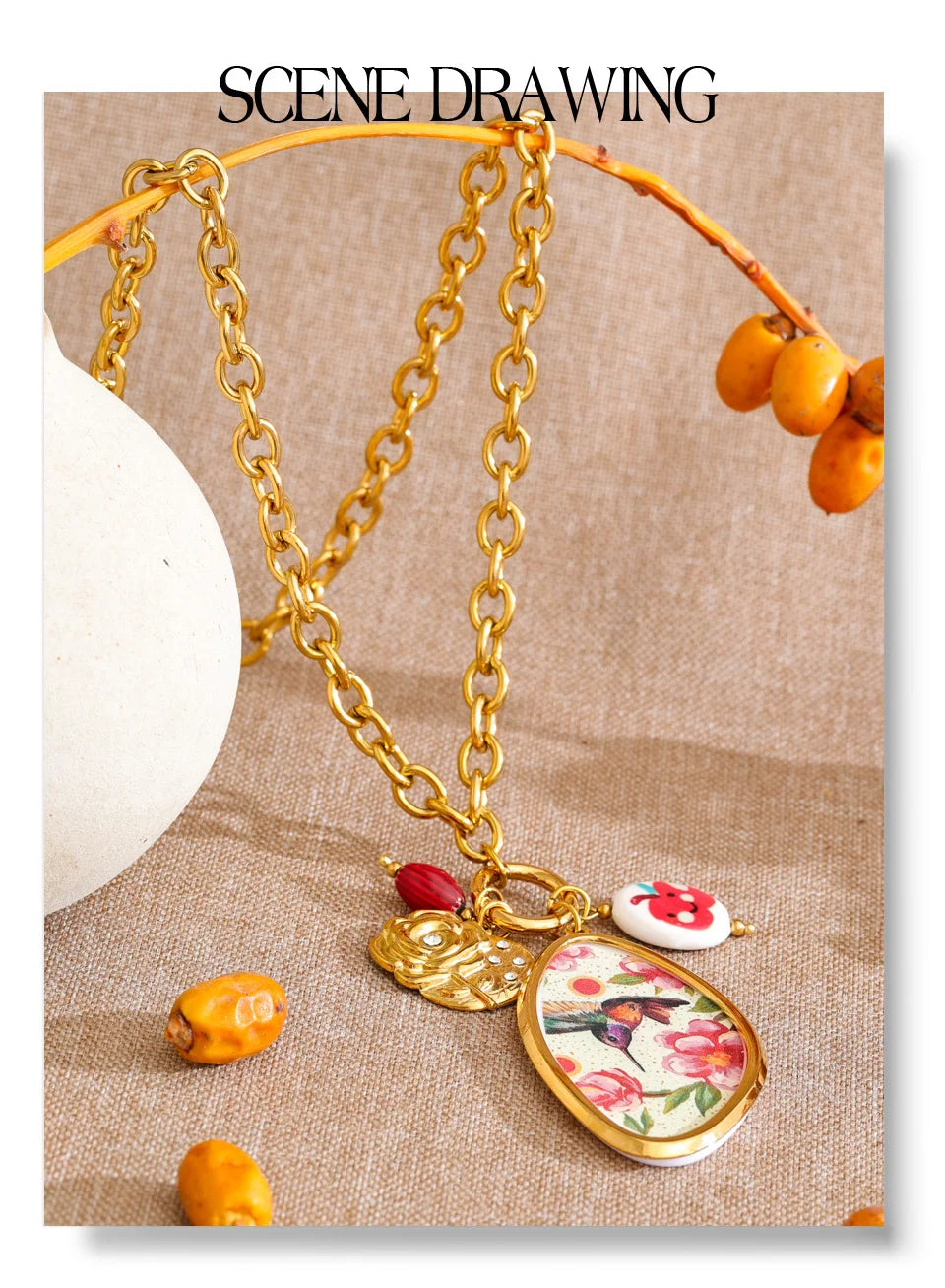 Garden Muse Long Necklace