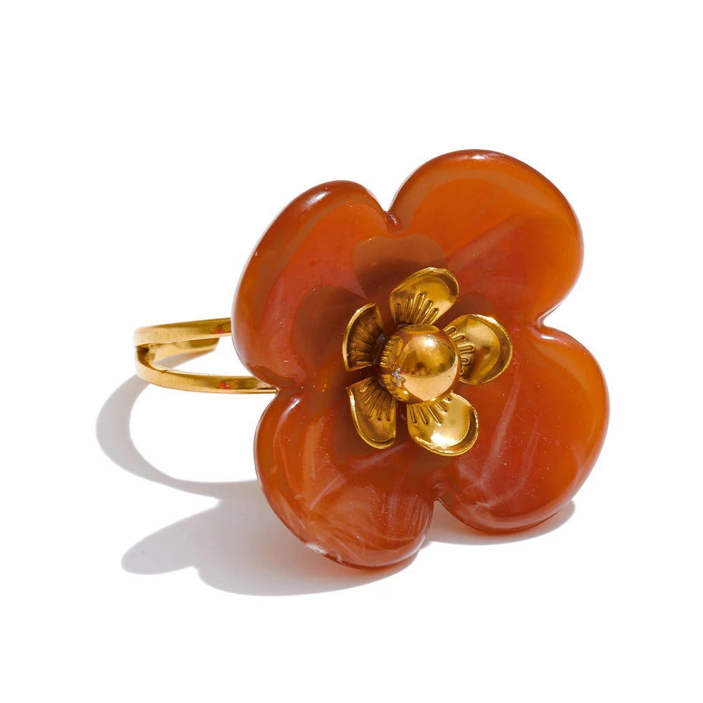 Y2K Bloom Adjustable Ring