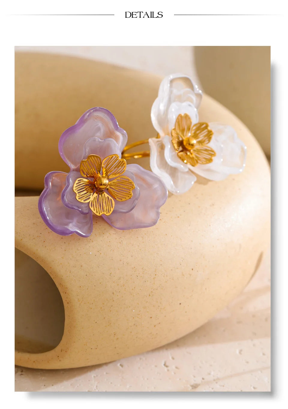 PetalPop Adjustable Ring