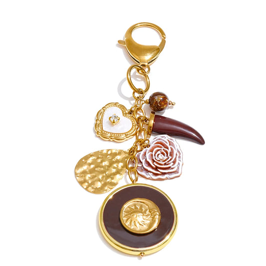 Sunshine Petal Charm keychain